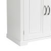 Bathroom Storage Cabinet with Doors and Drawer, Multiple Storage Space, Adjustable Shelf