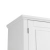Bathroom Storage Cabinet with Doors and Drawer, Multiple Storage Space, Adjustable Shelf