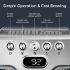 1350W Semi-automatic coffee machine 19Bar (ULKA) high pressure pump extraction 1 cup / 2 cup espresso machine 1.8L water tank capsule