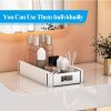 2 Tier Under Sink Organizers and Storage Bathroom Organizer Under Sink, 2 Tier Pull Out Cabinet Organizer for Kitchen Bathroom Sink Storage, White